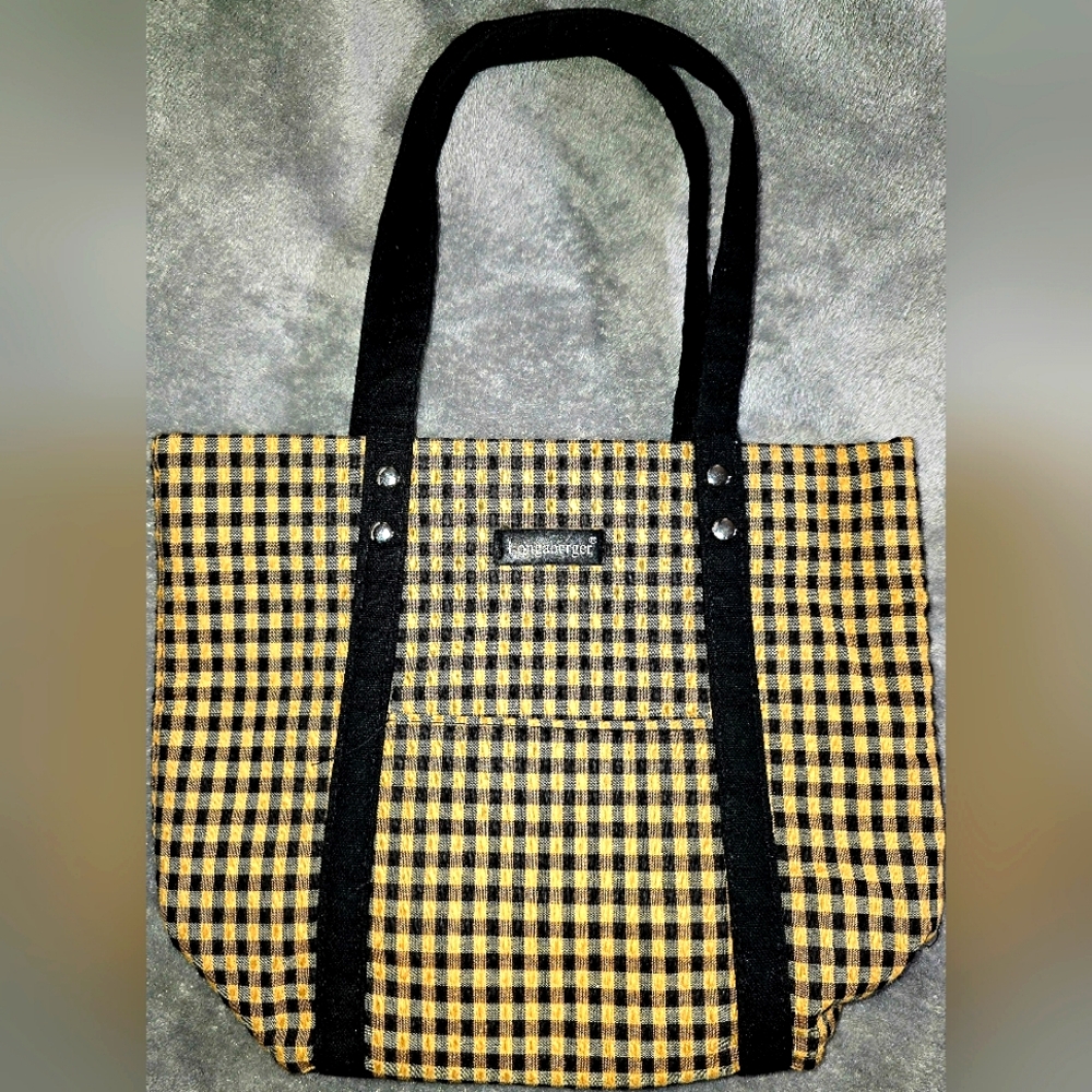 Longaberger Checkered Tote